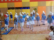 Šmoulové - závěrečné vystoupení 2017